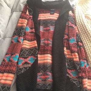 Sweater, cardigan and a shirt